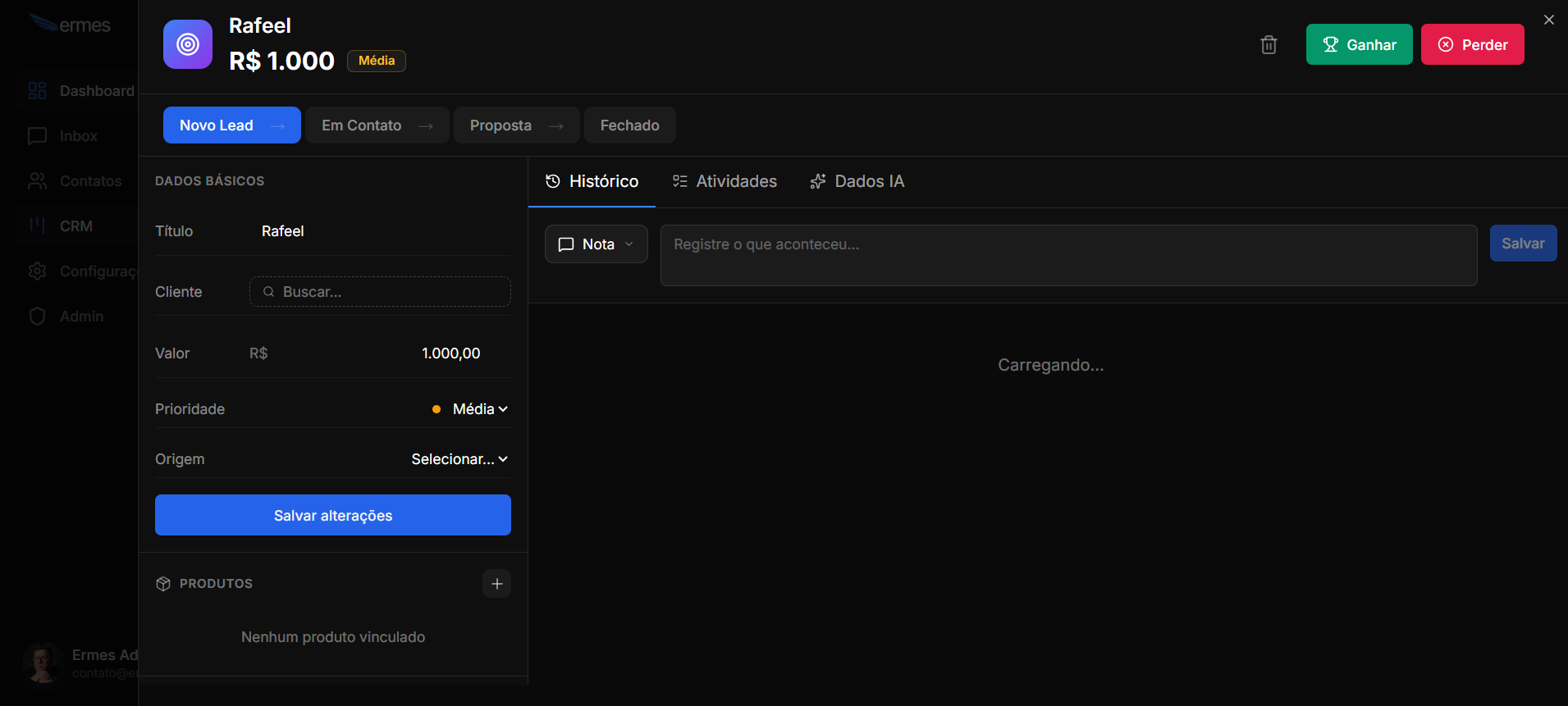 Ermes - Sistema de Gestão e Comunicação